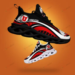 Utah Utes Logo Curve Line Pattern 3D Max Soul Sneaker Shoes