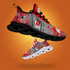 Utah Utes Logo Torn And Splatter Pattern 3D Max Soul Sneaker Shoes