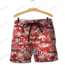 Utah Utes Men Shorts Tropical Seamless