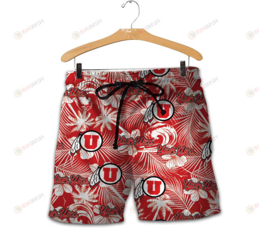 Utah Utes Men Shorts Tropical Seamless