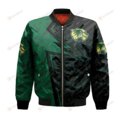 Utah Valley Wolverines Bomber Jacket 3D Printed Abstract Pattern Sport