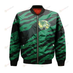 Utah Valley Wolverines Bomber Jacket 3D Printed Sport Style Team Logo Pattern