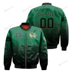 Utah Valley Wolverines Fadded Bomber Jacket 3D Printed