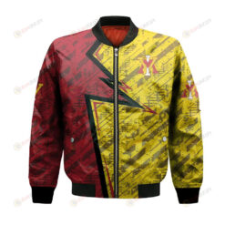 VMI Keydets Bomber Jacket 3D Printed Abstract Pattern Sport