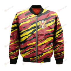 VMI Keydets Bomber Jacket 3D Printed Sport Style Team Logo Pattern