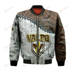 Valparaiso Beacons Bomber Jacket 3D Printed Grunge Polynesian Tattoo