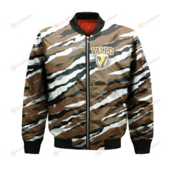 Valparaiso Crusaders Bomber Jacket 3D Printed Sport Style Team Logo Pattern