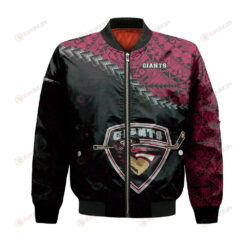 Vancouver Giants Bomber Jacket 3D Printed Grunge Polynesian Tattoo