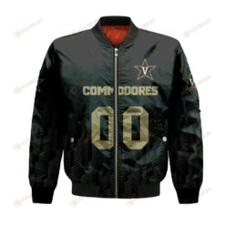 Vanderbilt Commodores Bomber Jacket 3D Printed Team Logo Custom Text And Number