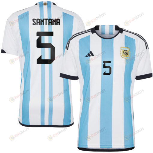 Vanesa Santana 5 Argentina Women's National Team 2023-24 World Cup Home Men Jersey