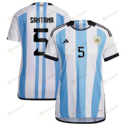 Vanesa Santana 5 Argentina Women's National Team 2023-24 World Cup Home Women Jersey