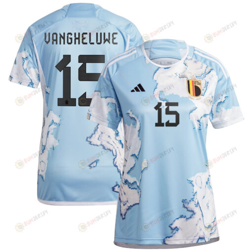 Vangheluwe 15 Belgium 2023 National Team Away Jersey - Women