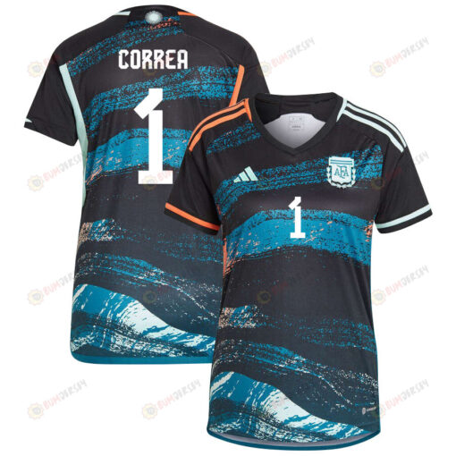 Vanina Correa 1 Argentina Women's National Team 2023-24 World Cup Away Women Jersey