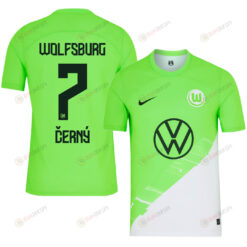 V?clav ?ern? 7 VfL Wolfsburg 2023-24 Home Men Jersey - Green