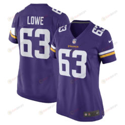 Vederian Lowe Minnesota Vikings Women's Game Player Jersey - Purple