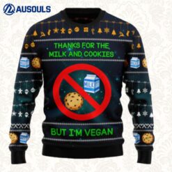 Vegan Thanks Ugly Sweaters For Men Women Unisex