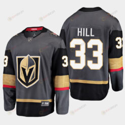 Vegas Golden Knights Adin Hill 33 Alternate Black Jersey Breakaway Player