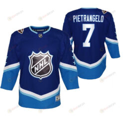 Vegas Golden Knights Alex Pietrangelo 7 Blue 2023 All-Star Western Jersey Youth