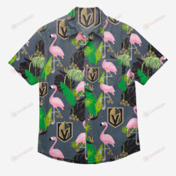 Vegas Golden Knights Floral Button Up Hawaiian Shirt
