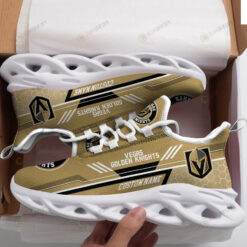 Vegas Golden Knights Logo Custom Name Pattern 3D Max Soul Sneaker Shoes