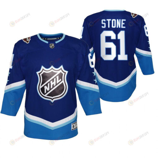 Vegas Golden Knights Mark Stone 61 Blue 2023 All-Star Western Jersey Youth