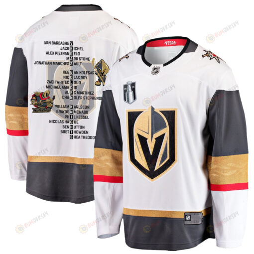 Vegas Golden Knights Players List 2023 Stanley Cup Men Jersey - White