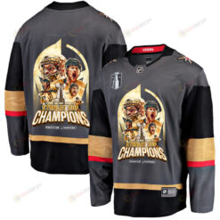 Vegas Golden Knights Unleashing Greatness 2023 Champions Stanley Cup Men Jersey - Black