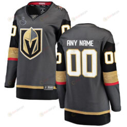 Vegas Golden Knights Women's 2018 Stanley Cup Final Bound Home Breakaway Custom Jersey - Black