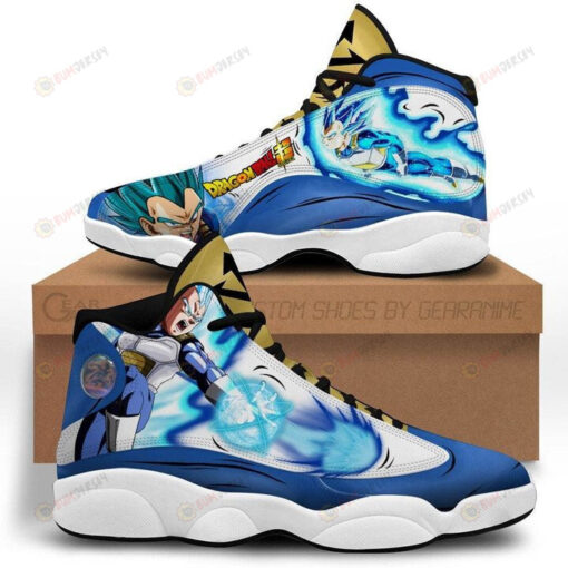 Vegeta Blue Dragon Ball Air Jordan 13 Shoes Sneakers