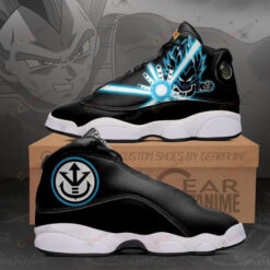 Vegeta Blue Dragon Ball Air Jordan 13 Shoes Sneakers In Black