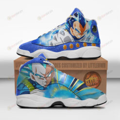 Vegeta Shoes Super Saiyan Blue Dragon Ball Anime Air Jordan 13 Shoes Sneakers