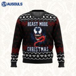 Venom Beast Mode Christmas Ugly Sweaters For Men Women Unisex