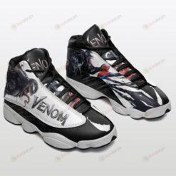 Venom Vs Spiderman Air Jordan 13 Shoes Sneakers In Black White