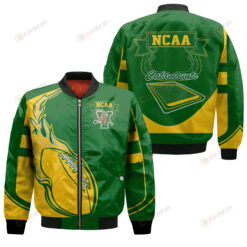 Vermont Catamounts Bomber Jacket 3D Printed - Fire Football