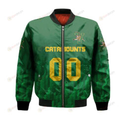 Vermont Catamounts Bomber Jacket 3D Printed Team Logo Custom Text And Number