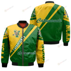 Vermont Catamounts Logo Bomber Jacket 3D Printed Cross Style