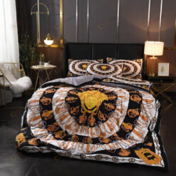 Versace Medusa Logo Printed Pattern Bedding Set