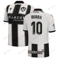 Vicente Iborra 10 Levante 2022-23 Away Jersey - Black/White