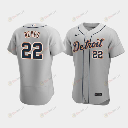 Victor Reyes 22 Detroit Tigers Gray Road Jersey Jersey