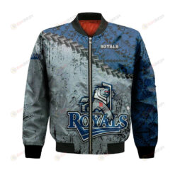 Victoria Royals Bomber Jacket 3D Printed Grunge Polynesian Tattoo