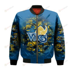 Victoria Vikes Bomber Jacket 3D Printed Camouflage Vintage