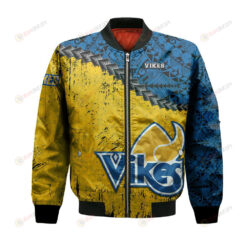 Victoria Vikes Bomber Jacket 3D Printed Grunge Polynesian Tattoo