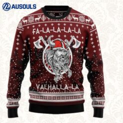 Vikings Fa La La La Ugly Sweaters For Men Women Unisex