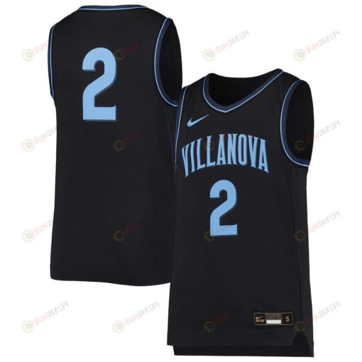 Villanova Wildcats 2 Team Basketball Player Youth Jersey - Navy