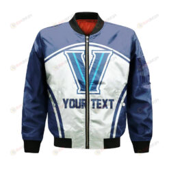 Villanova Wildcats Bomber Jacket 3D Printed Custom Text And Number Curve Style Sport