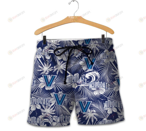 Villanova Wildcats Men Shorts Tropical Seamless