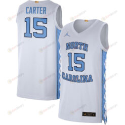 Vince Carter 15 North Carolina Tar Heels Alumni Player Limited Basketball Men Jersey - White