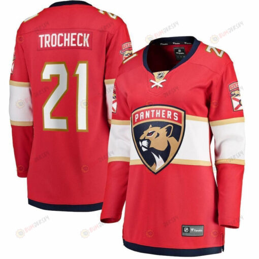 Vincent Trocheck Florida Panthers Women's Home Breakaway Player Jersey - Red