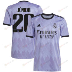 Vin?cius J?nior 20 Real Madrid 2022/23 Away Men Jersey - Purple