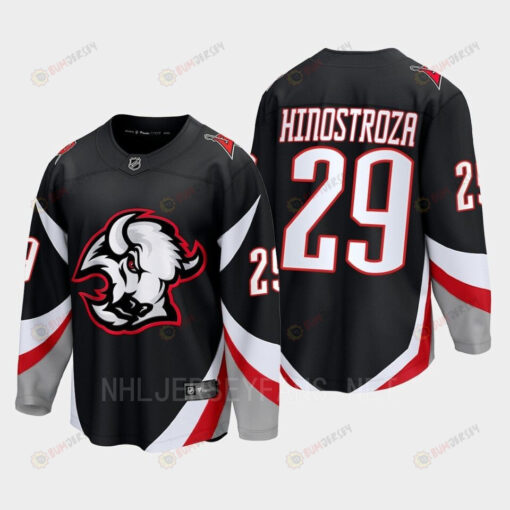 Vinnie Hinostroza 29 Buffalo Sabres 2022-23 Goathead Third Premier Breakaway Jersey